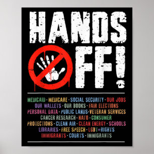 Affiche Manifestation De Sécurité Sociale Et Medicare Pro