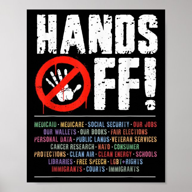 Affiche Manifestation De Sécurité Sociale Et Medicare Pro (Devant)