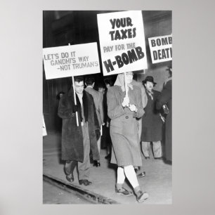 Affiche Manifestation pacifique contre la guerre froide 19