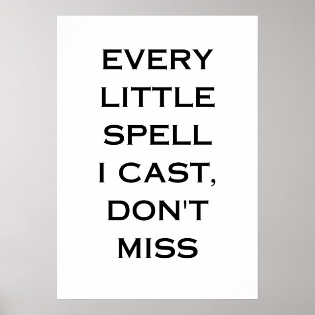 Affiche Manifestation Quote Typography Design (Devant)