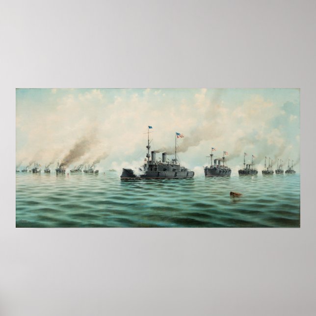 Affiche Manila Bay : "Vous Pouvez Tirer Quand Vous Êtes Pr (Devant)