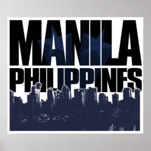 Affiche Manille PHILIPPINES