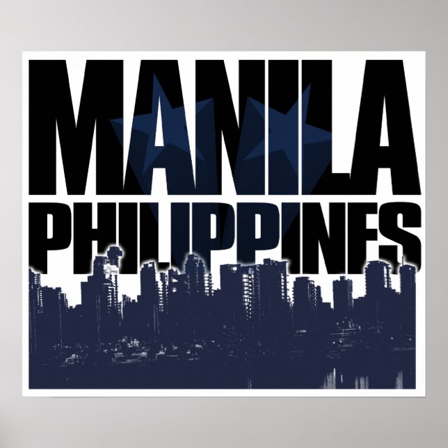 Affiche Manille PHILIPPINES (Devant)