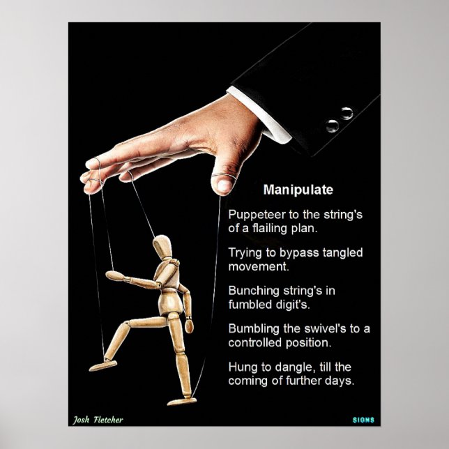 Affiche Manipuler (Devant)