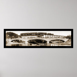 Affiche Mankato MN Bridge Photo 1911