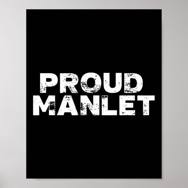 Affiche Manlet Fière Bodybuilding Courte (Devant)