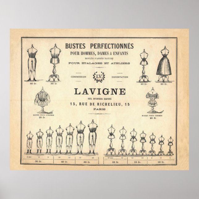 Affiche Mannequins français (Devant)
