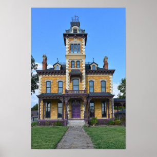Affiche Manoir Lebold, Abilene, Kansas