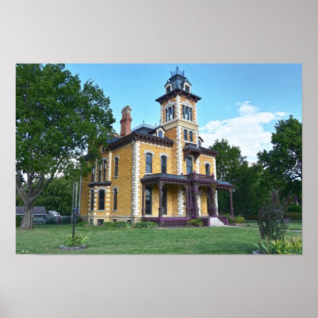 Affiche Manoir Lebold, Abilene, Kansas  (Devant)