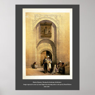 Affiche Mansion du Caire moderne, Art Arabesque, Roberts/H