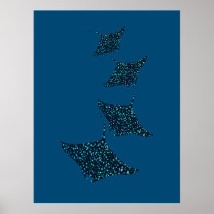 Affiche Manta Rays