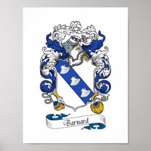 Affiche Manteau de Barnard des bras/de crête de famille