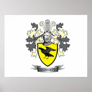 Affiche Manteau de crête de famille de Corbett des bras