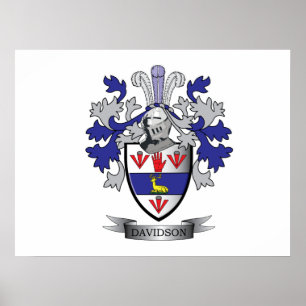 Affiche Manteau de crête de famille de Davidson des bras