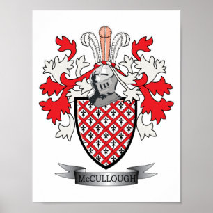 Affiche Manteau de crête de famille de McCullough des bras
