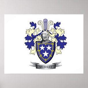 Affiche Manteau de crête de famille de Murray des bras