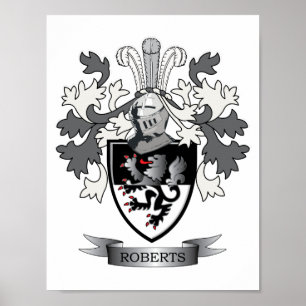 Affiche Manteau de crête de famille de Roberts des bras