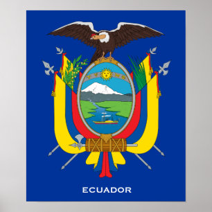 Affiche Manteau d'ECUADOR* d'affiche de bras