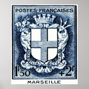 Affiche Manteau des bras, Marseille France