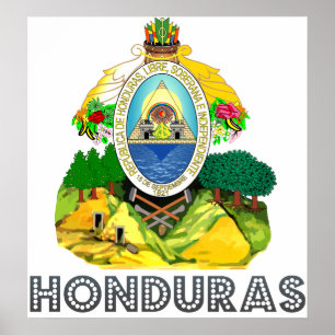 Affiche Manteau du Honduras des bras