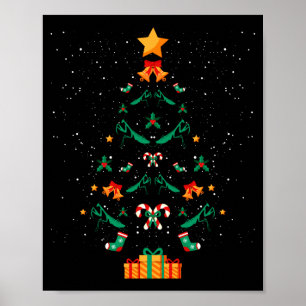 Affiche Mantis Mante Religieuse Insecte Arbre de Noël Xmas