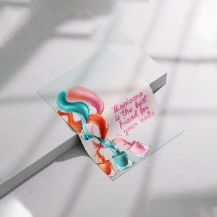 Affiche Manucure est le meilleur ami pour vos ongles, ongl