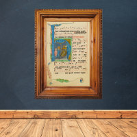 Manuscrit médiéval de Noël Grégorien Chant