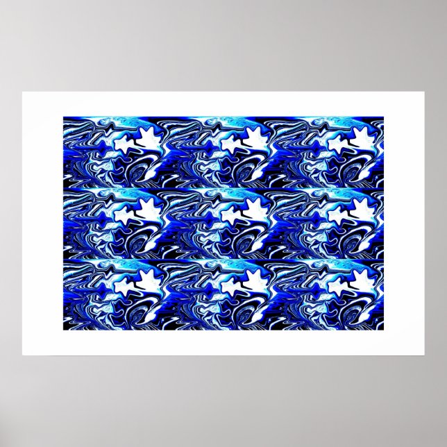 Affiche Many dancing water spirits (Devant)