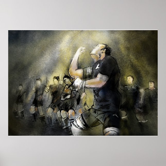 Affiche Maori Haka (Devant)