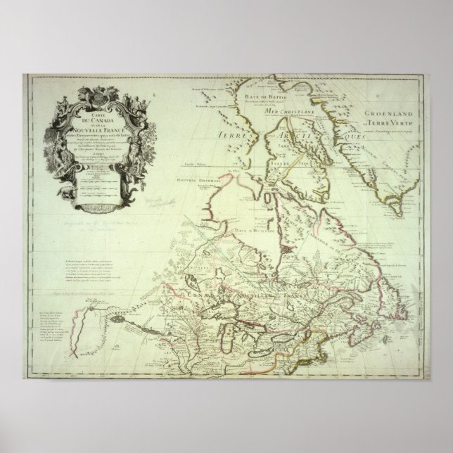 Affiche Map of Canada (Devant)