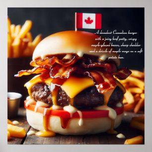 Affiche Maple Leaf Munchies : Classique canadien