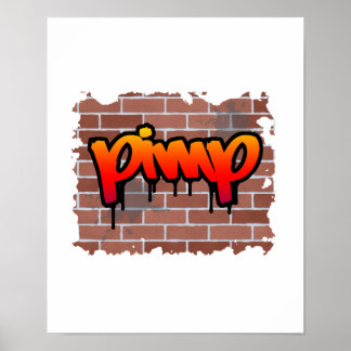 Affiche maquette graffiti
