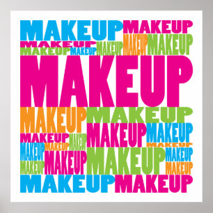 Affiche Maquillage coloré
