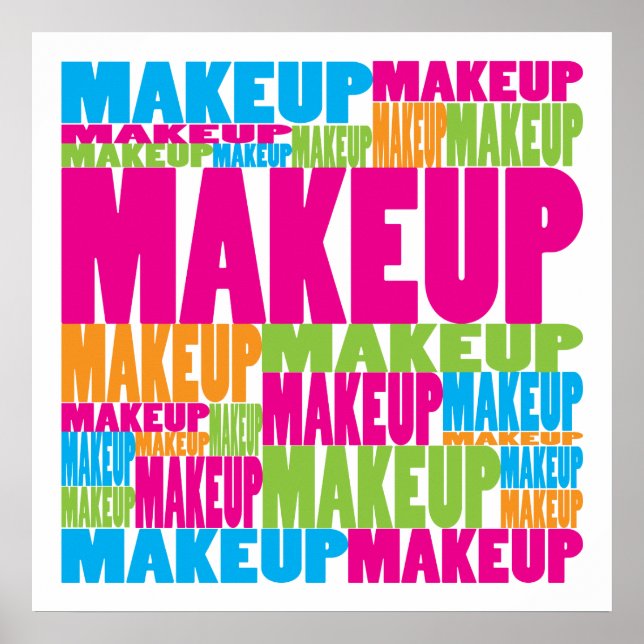 Affiche Maquillage coloré (Devant)