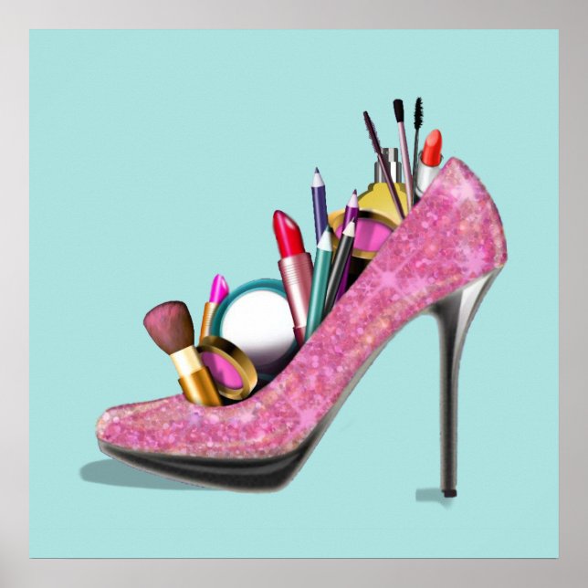 Affiche Maquillage talons hauts (Devant)
