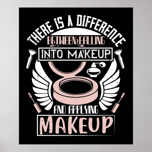 Affiche Maquillage - Tomber Dans Le Maquillage (Devant)