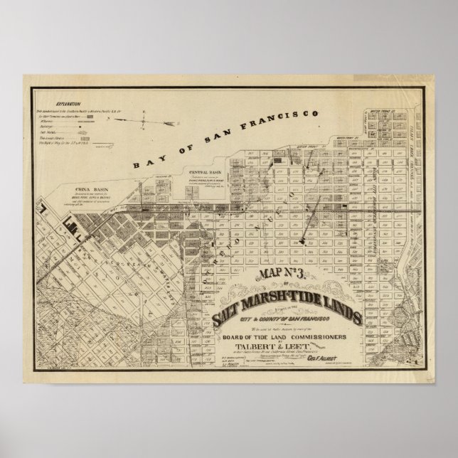 Affiche Marais salé de la baie de San Francisco (Devant)