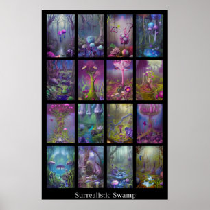 Affiche Marais surréaliste