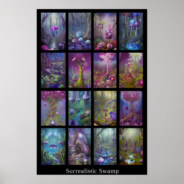 Affiche Marais surréaliste (Devant)