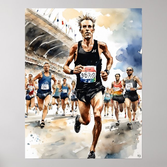 Affiche Marathon Man Art Print (Devant)