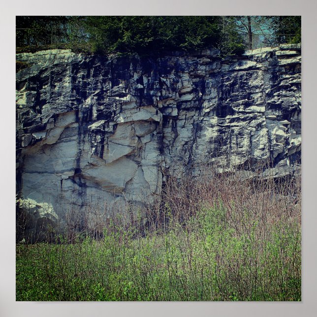 Affiche Marble Rock Cliff Au Pont Naturel 2 Nature (Devant)