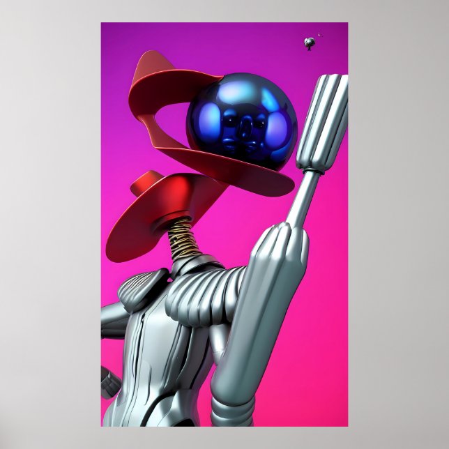 Affiche Marbré à la perfection - Ken Gage Art (Devant)