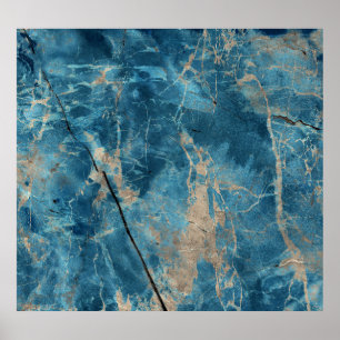 Affiche Marbre Aqua Onyx : Design Haute Résolution.