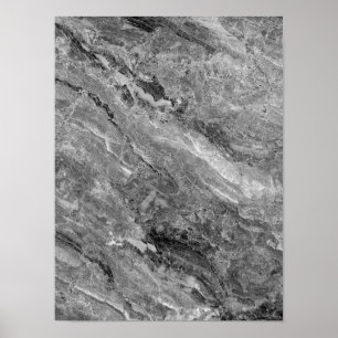 Affiche Marbre gris