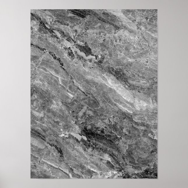 Affiche Marbre gris (Devant)