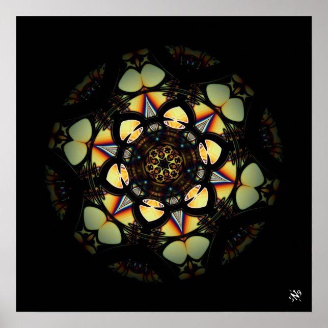 Affiche Marbre (n° 6.1 série de marbres) (Devant)