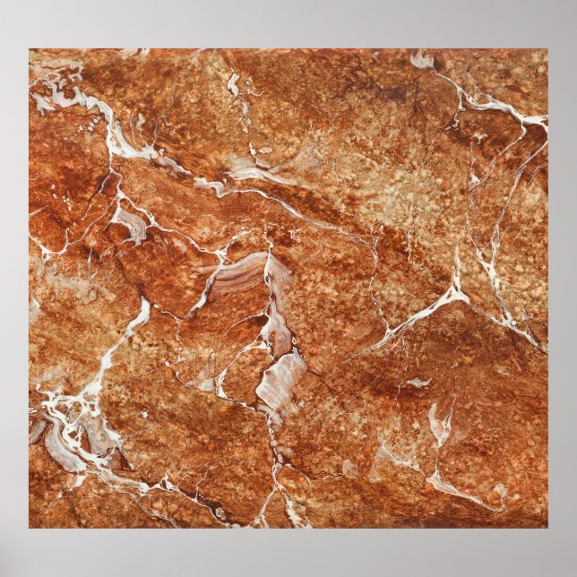 Affiche Marbre Naturel, Luxe Oriental. (Devant)