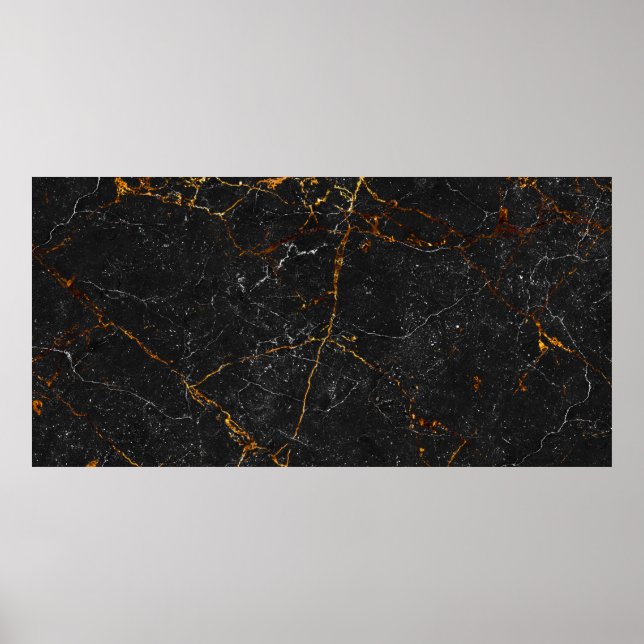 Affiche Marbre noir texture arrière - plan, marbre naturel (Devant)