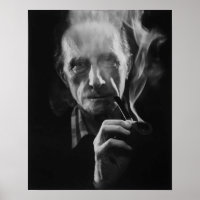 Marcel Duchamp (avec tuyau) Beaux-Arts Imprimer