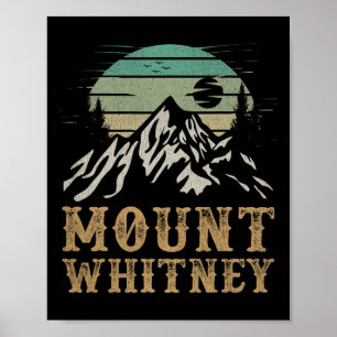 Affiche Marchandises du parc national de Mount Whitney Ran